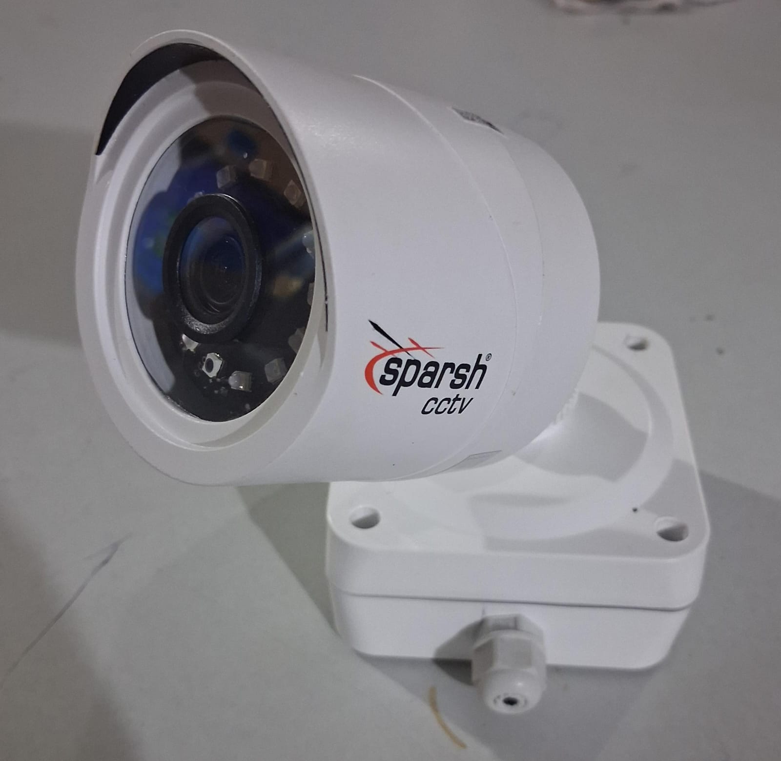 Sparsh CCTV Outdoor Bullet Camera Mounting on Junction Box